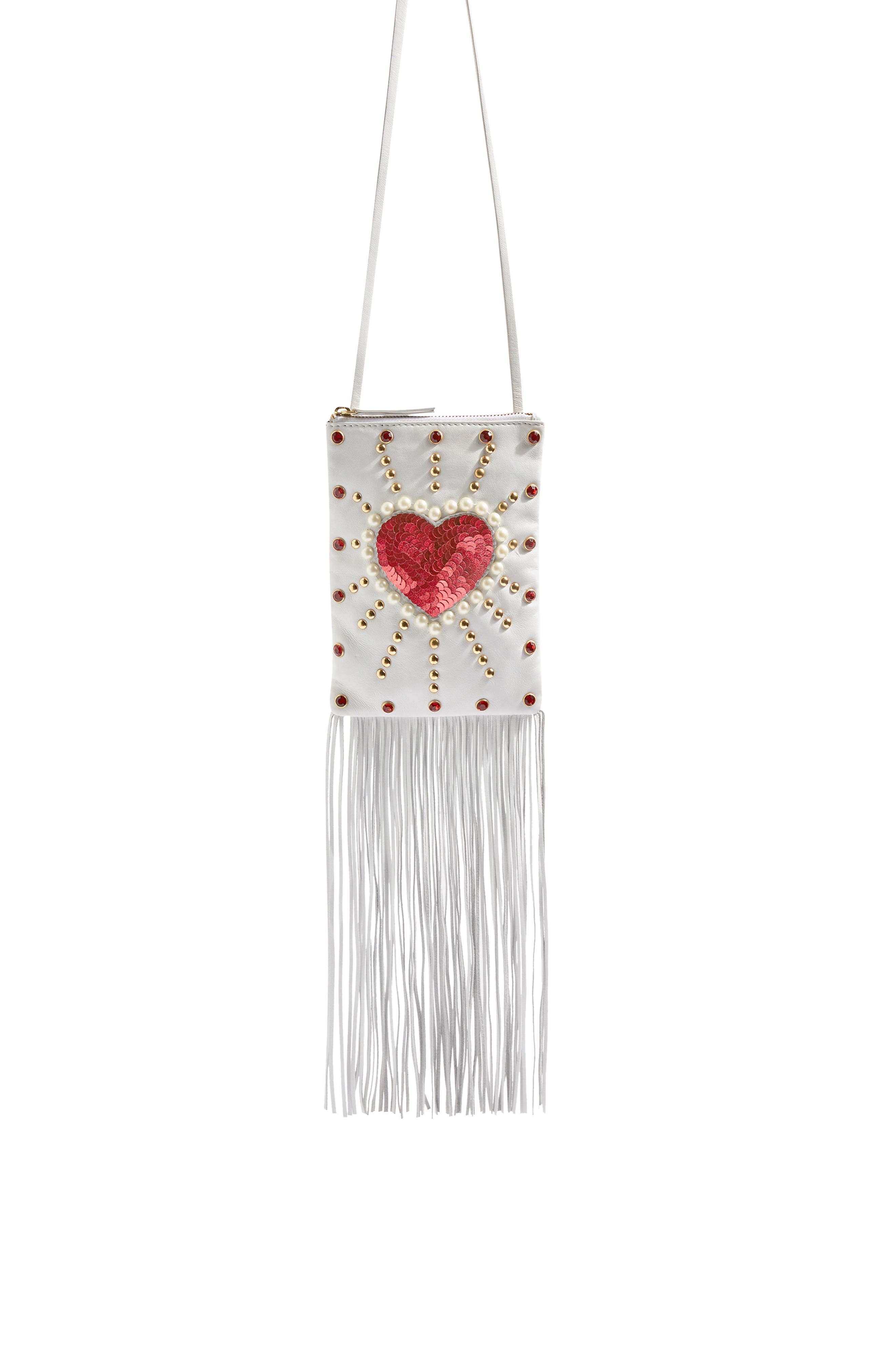 topshop heart bag