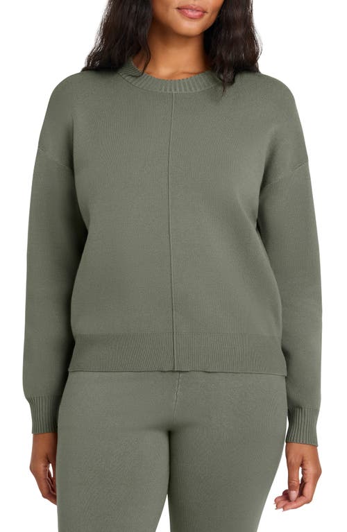 Shop Splendid X @cellajaneblog Front Seam Sweater In Olive