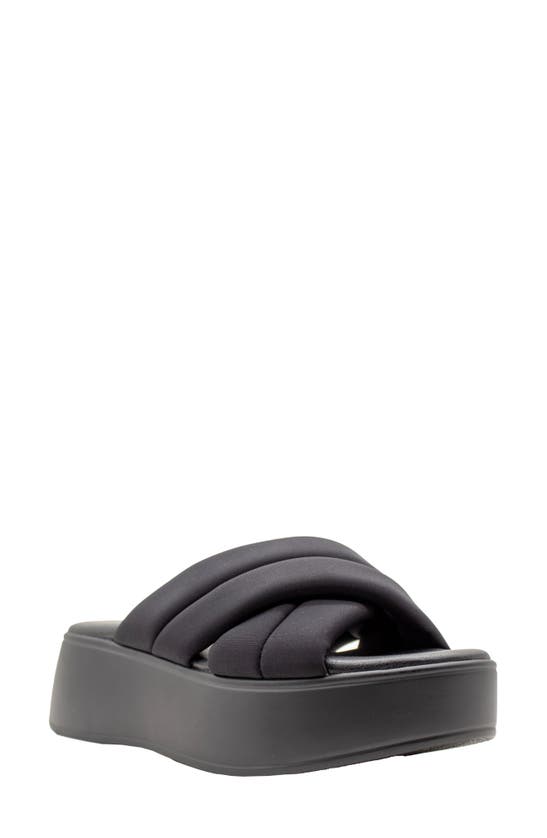Volatile Yelepa Water Resistant Platform Sandal In Black