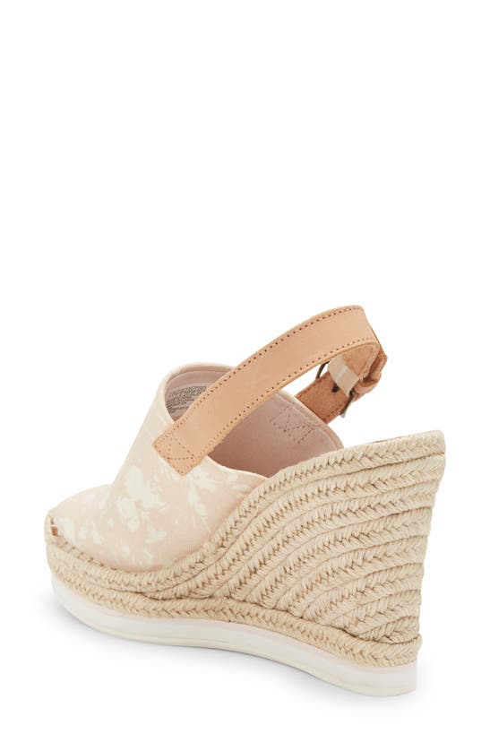 Shop Toms Monica Wedge Sandal In Natural Monica Sand