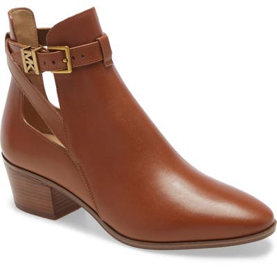 Michael Michael Kors Wilkes Cutout Bootie, Brown