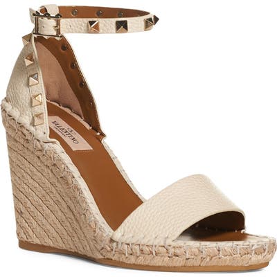 Valentino Garavani Rockstud Espadrille Wedge