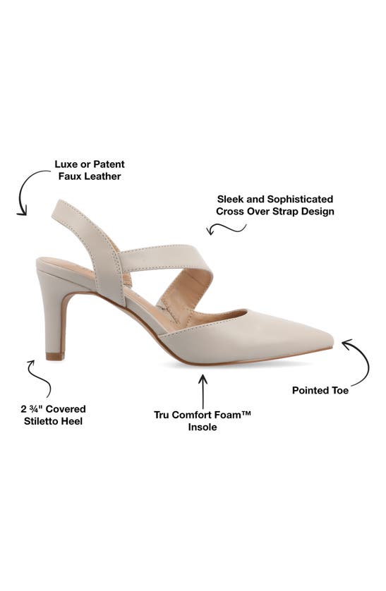 Journee Collection Scarlett Pointed Toe Pump In Grey