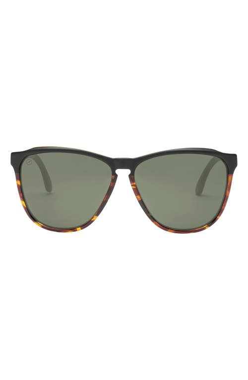 Shop Electric Encelia 62mm Polarized Oversize Sunglasses In Darkside Tort/grey Polar