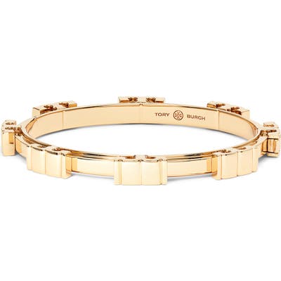 Tory Burch Serif Stripe Hinge Bracelet