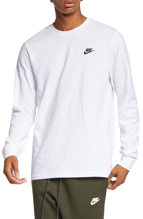 Nike Sportswear Club Long Sleeve T-Shirt at Nordstrom,
