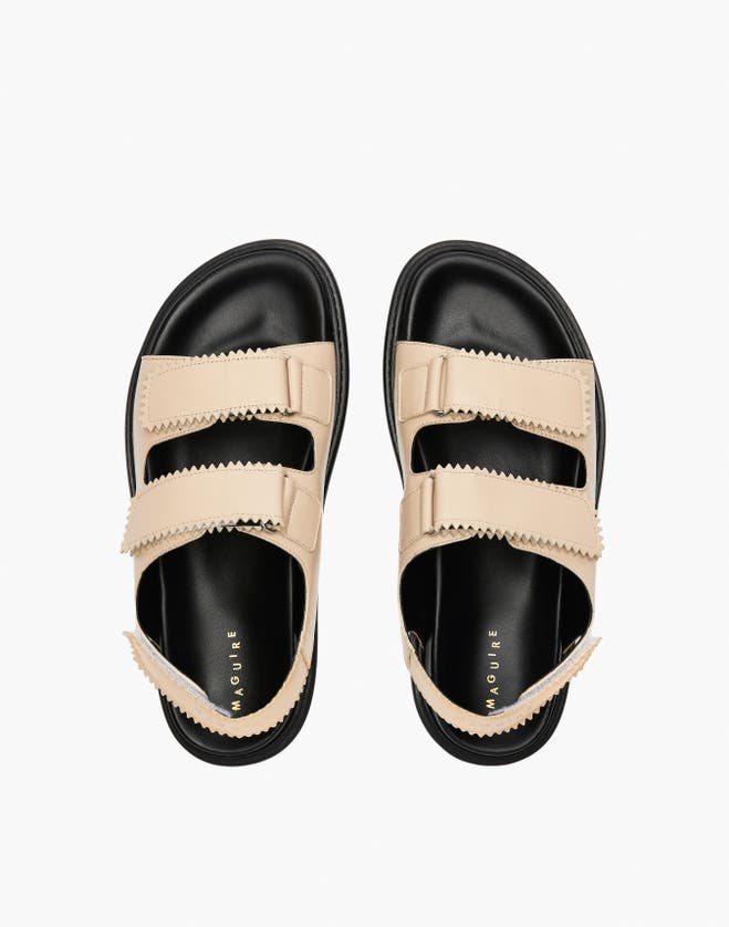 Maguire Tavira Buttermilk Sandal In Beige
