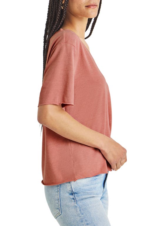 Shop Splendid Kacey V-neck T-shirt In Sunset