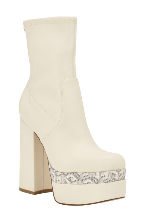 Women's Ivory Platform Boots | Nordstrom