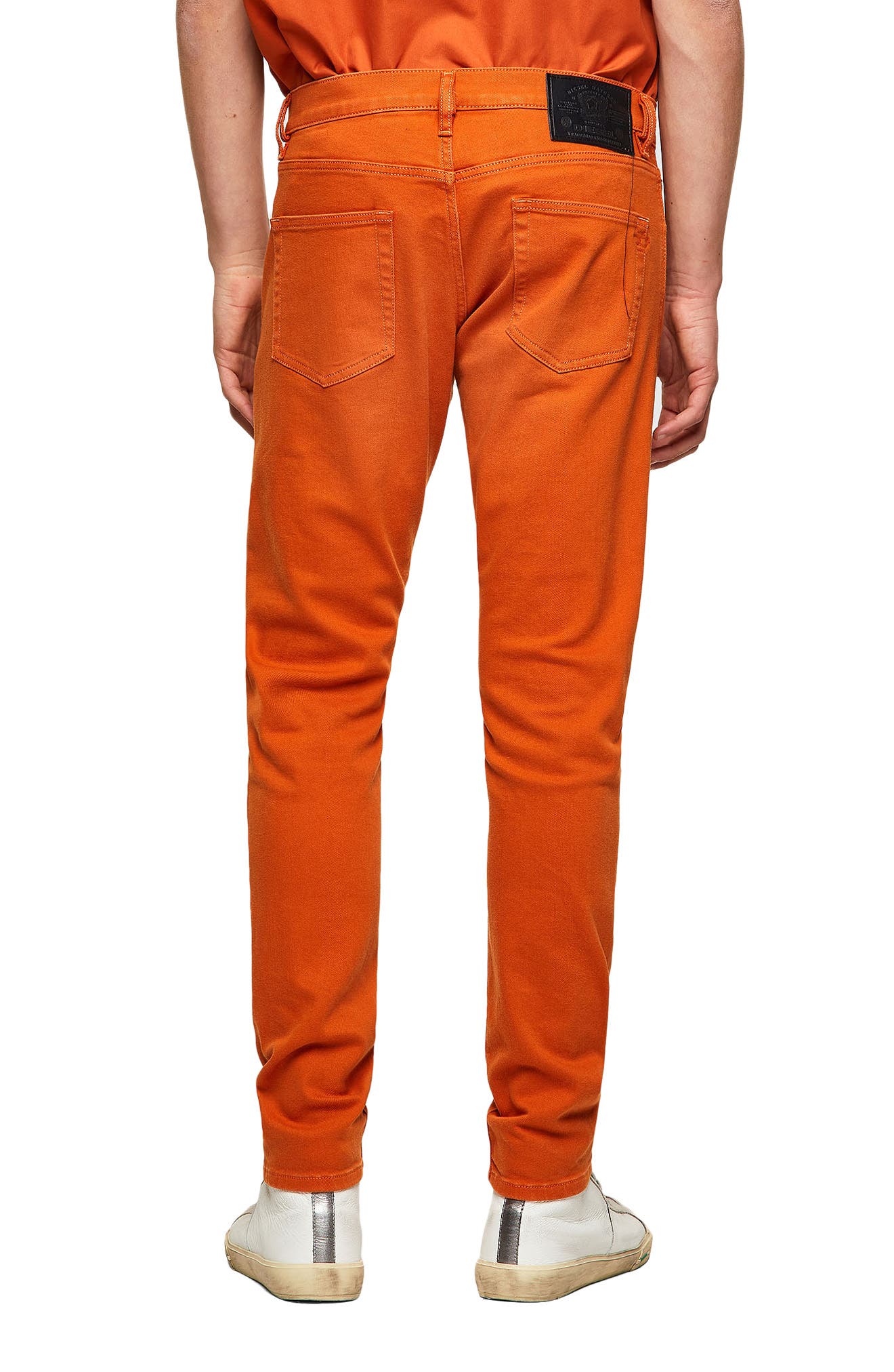 diesel orange jeans