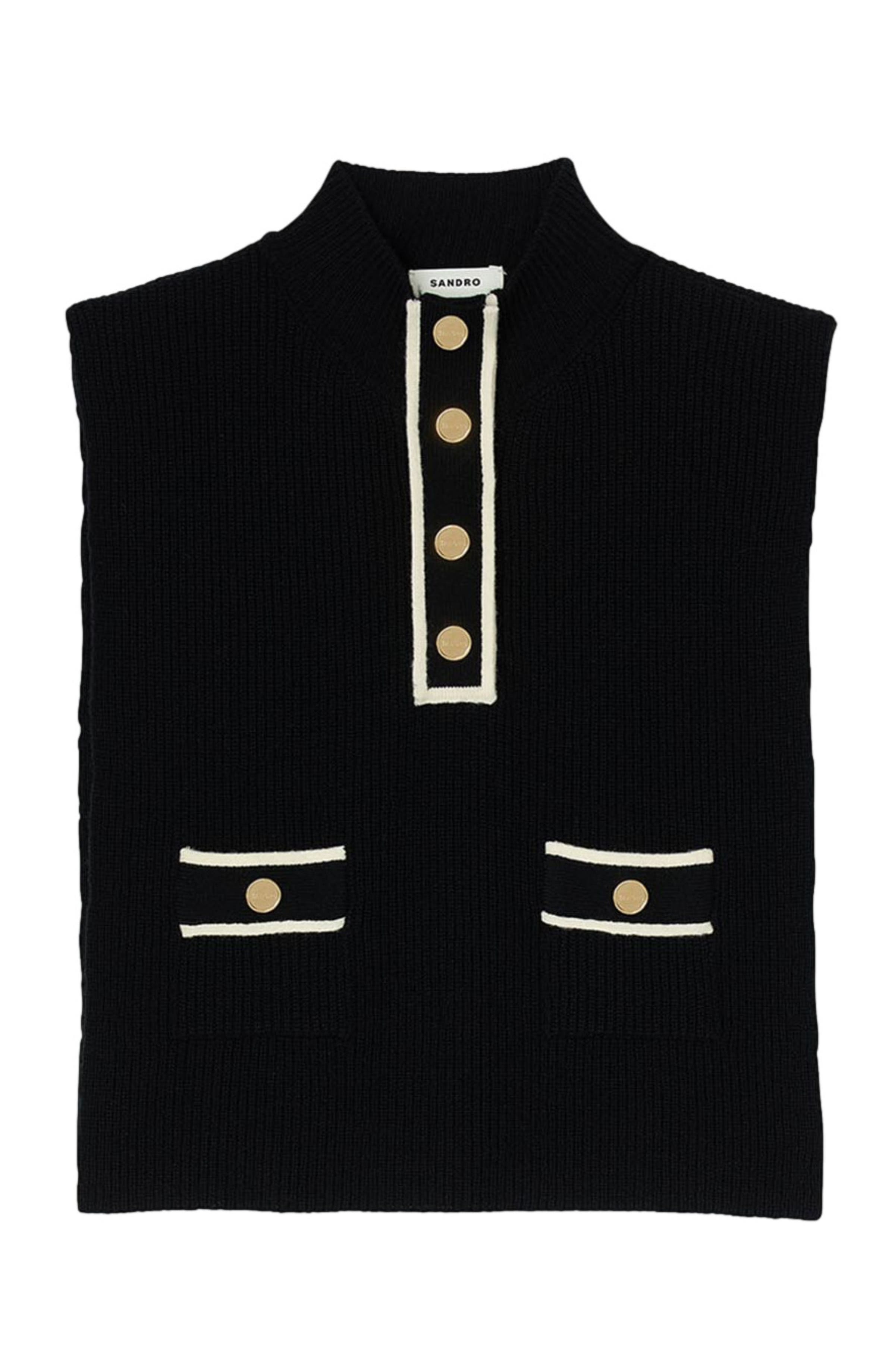 SANDRO Knit Collar Nordstrom