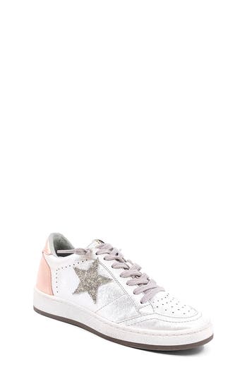 Shushop Kids' Paz Sneaker In White/pearl