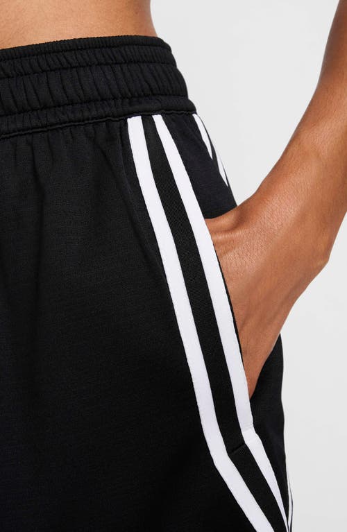 Shop Nike Crossover Dri-fit Performance Basketball Shorts In Black/black/white