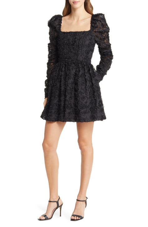 Black halo ellen mini 2024 dress