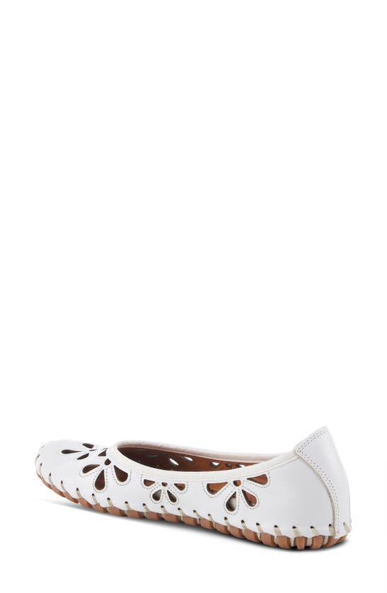 Shop Spring Step Rayely Flat In White