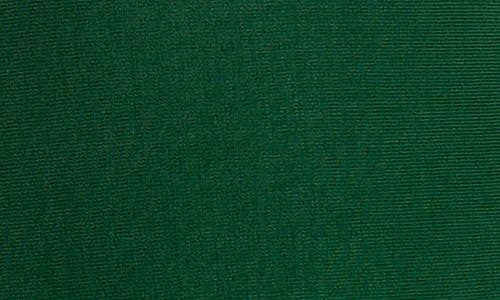 Nina Leonard Ribbed Fit & Flare Sweater Dress In Jewel Green