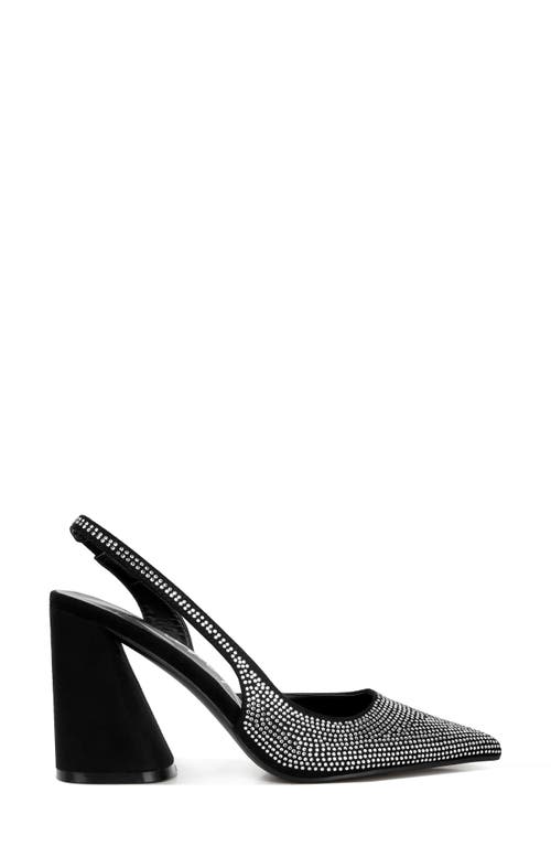Shop London Rag Saranna Rhinestone D'orsay Pump In Black
