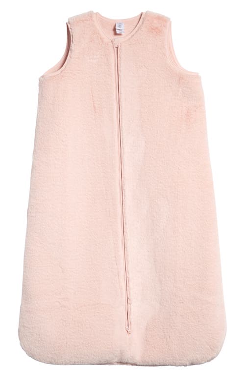 Nordstrom Kids'  Faux Fur Wearable Blanket In Pink Lotus