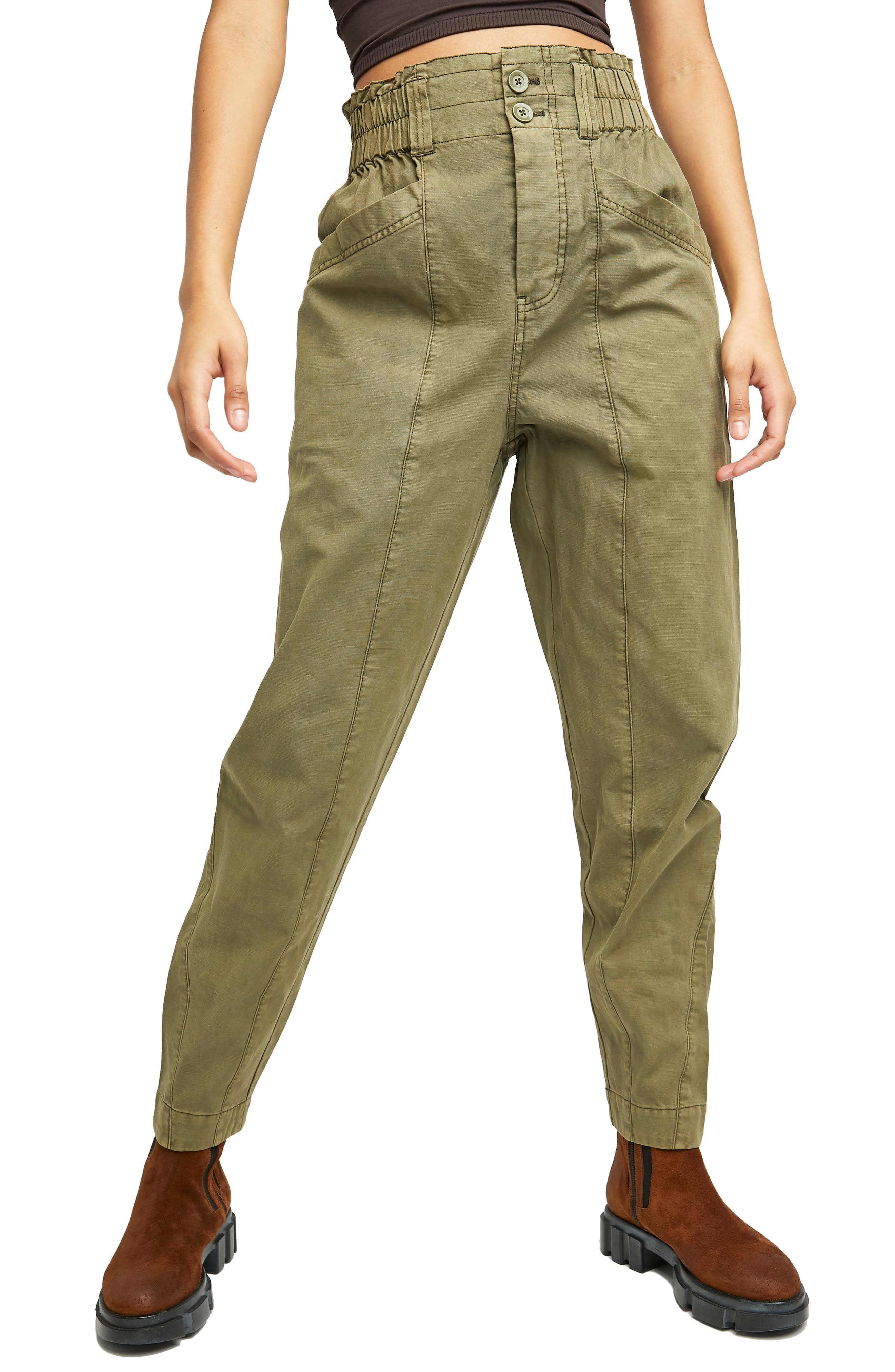 cinched cargo pants