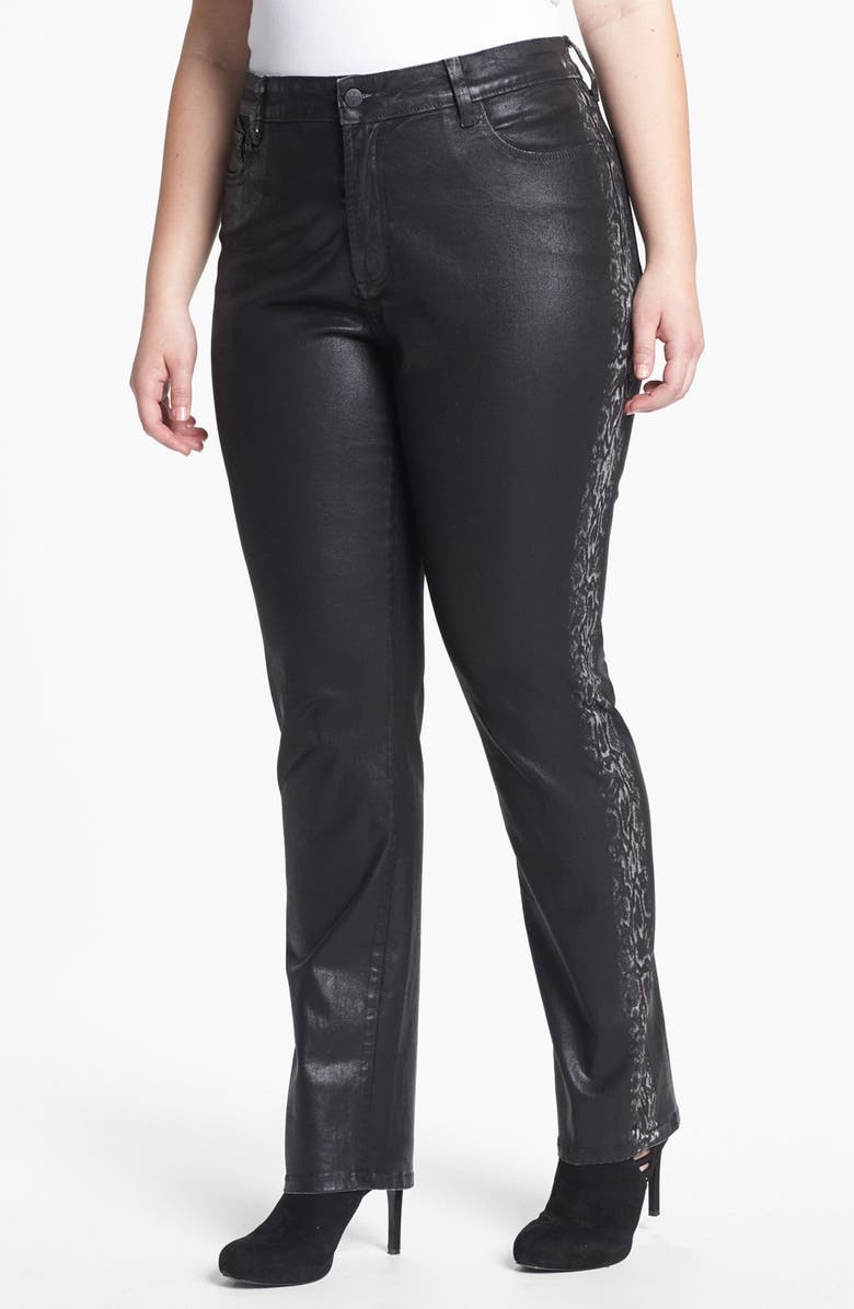 Nydj Sheri Coated Jeans Plus Size Online Only Nordstrom