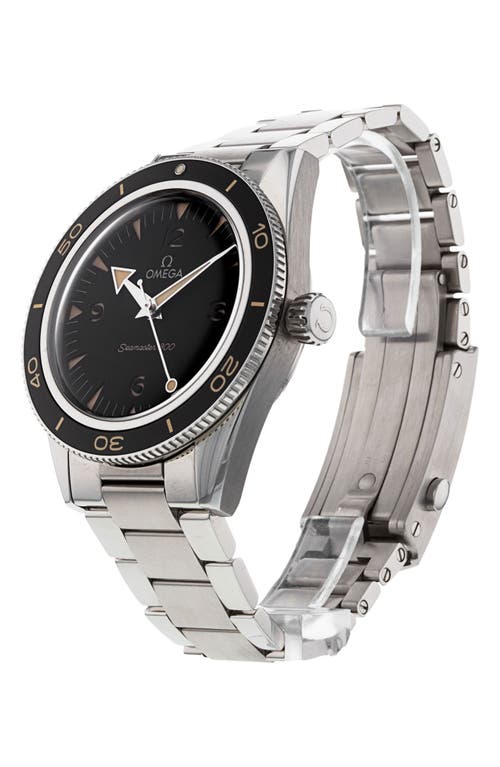 Shop Watchfinder & Co. Omega  Seamaster 300 Bracelet Watch, 41mm In Black/silver