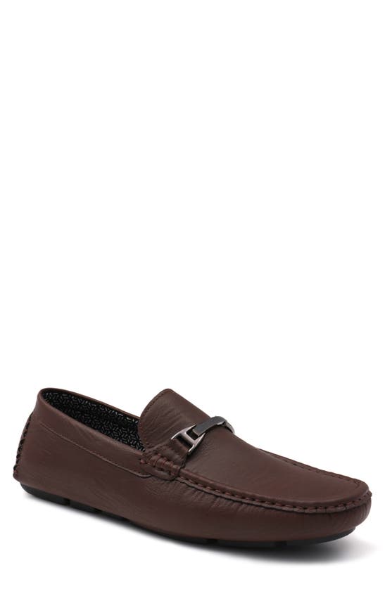 Shop Aston Marc Charter Bit Loafer In Brown