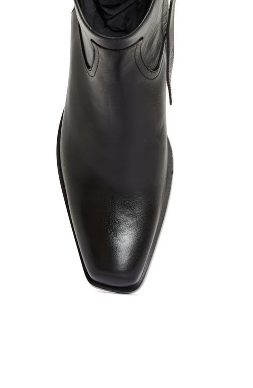 Shop Versace Luciano Boot In Black-ruthenium