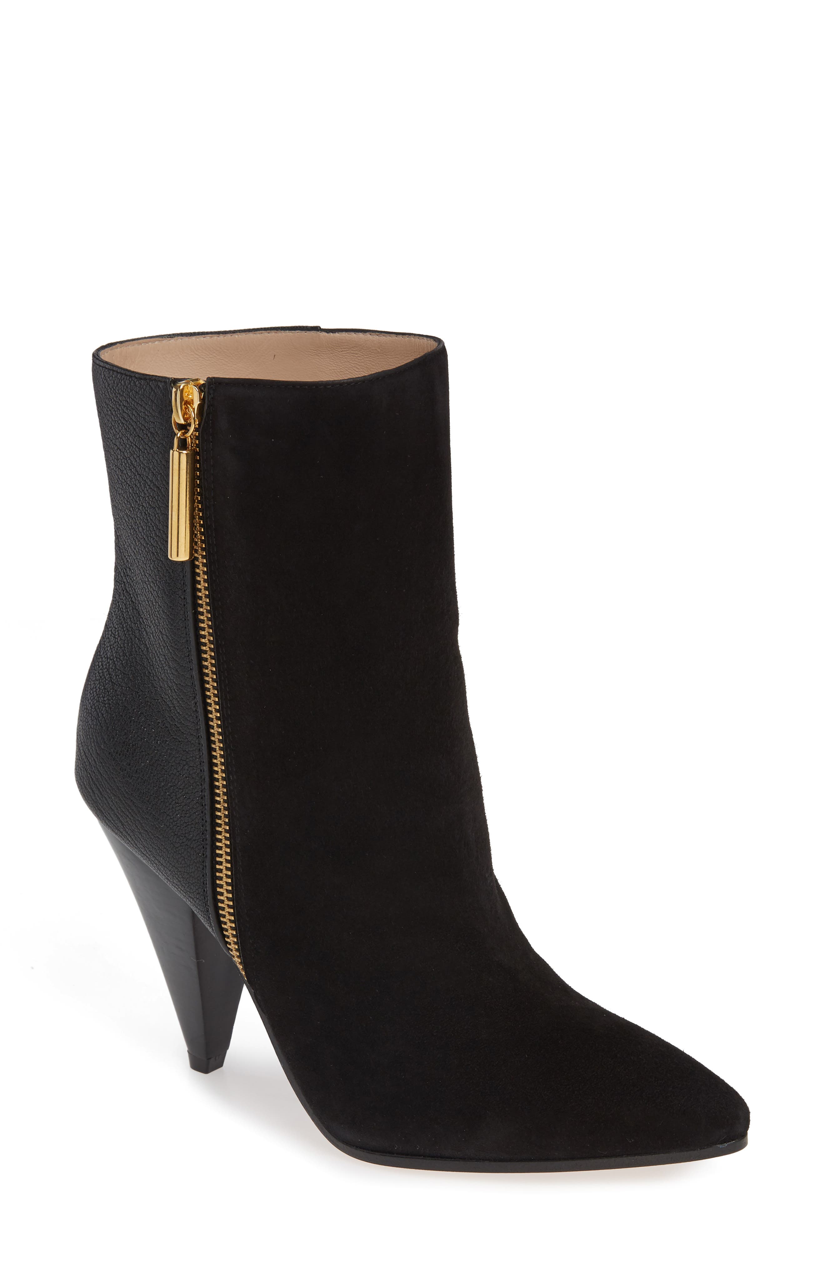 stuart weitzman cone heel bootie