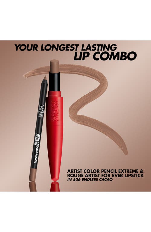 Make Up For Ever Rouge Artist For Ever Matte Lipstick In 506 - Endless Cacao