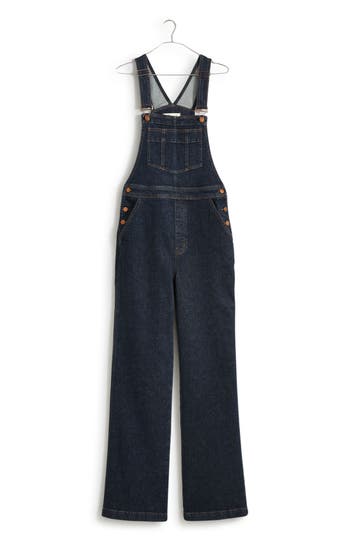 Madewell The Perfect Vintage Flare Overalls In Haskins Wash