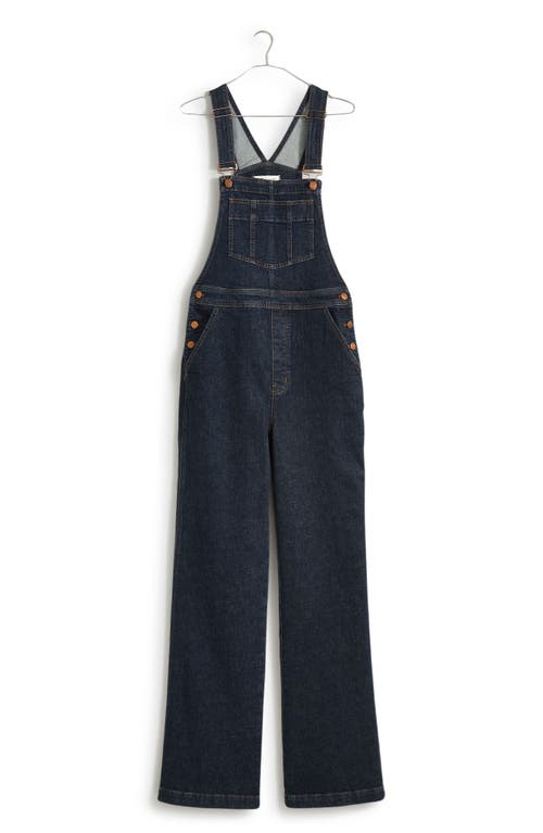 Shop Madewell The Perfect Vintage Flare Overalls In Haskins Wash