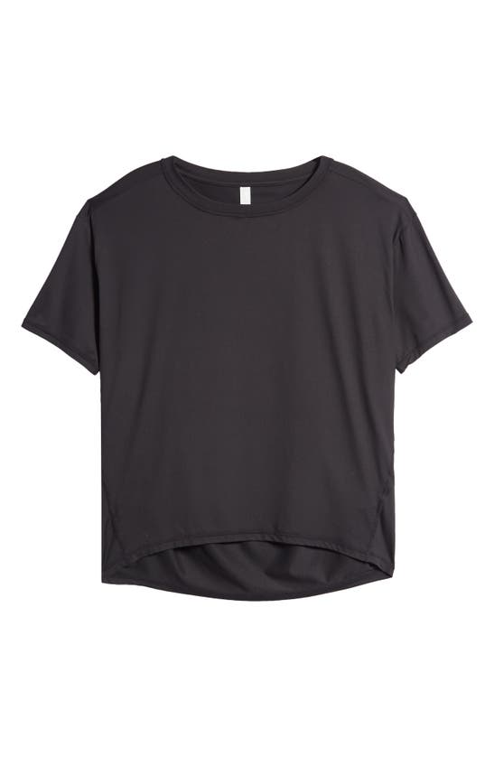Shop Zella Equilibrium Cocoon T-shirt In Black
