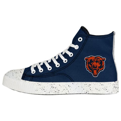 FOCO Boston Red Sox Knit Canvas Fashion Sneakers in Blue