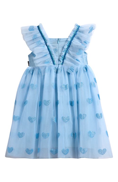 ROCK YOUR BABY ROCK YOUR BABY KIDS' GLITTER HEART TULLE DRESS