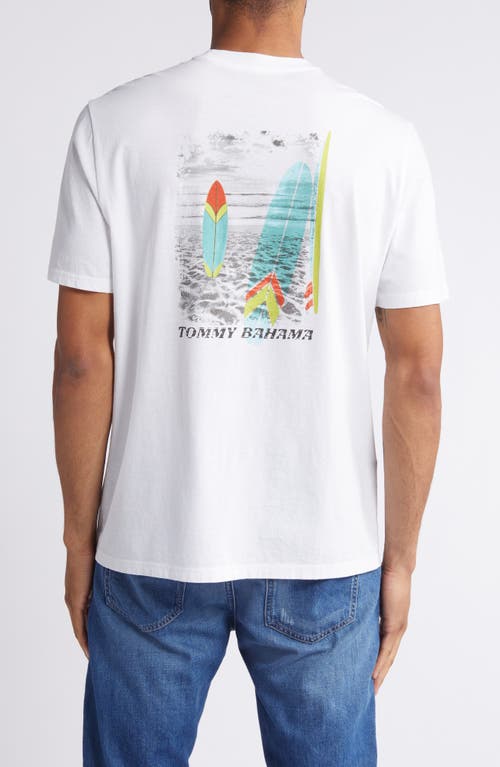 Shop Tommy Bahama Surfer's Dream Graphic T-shirt In White