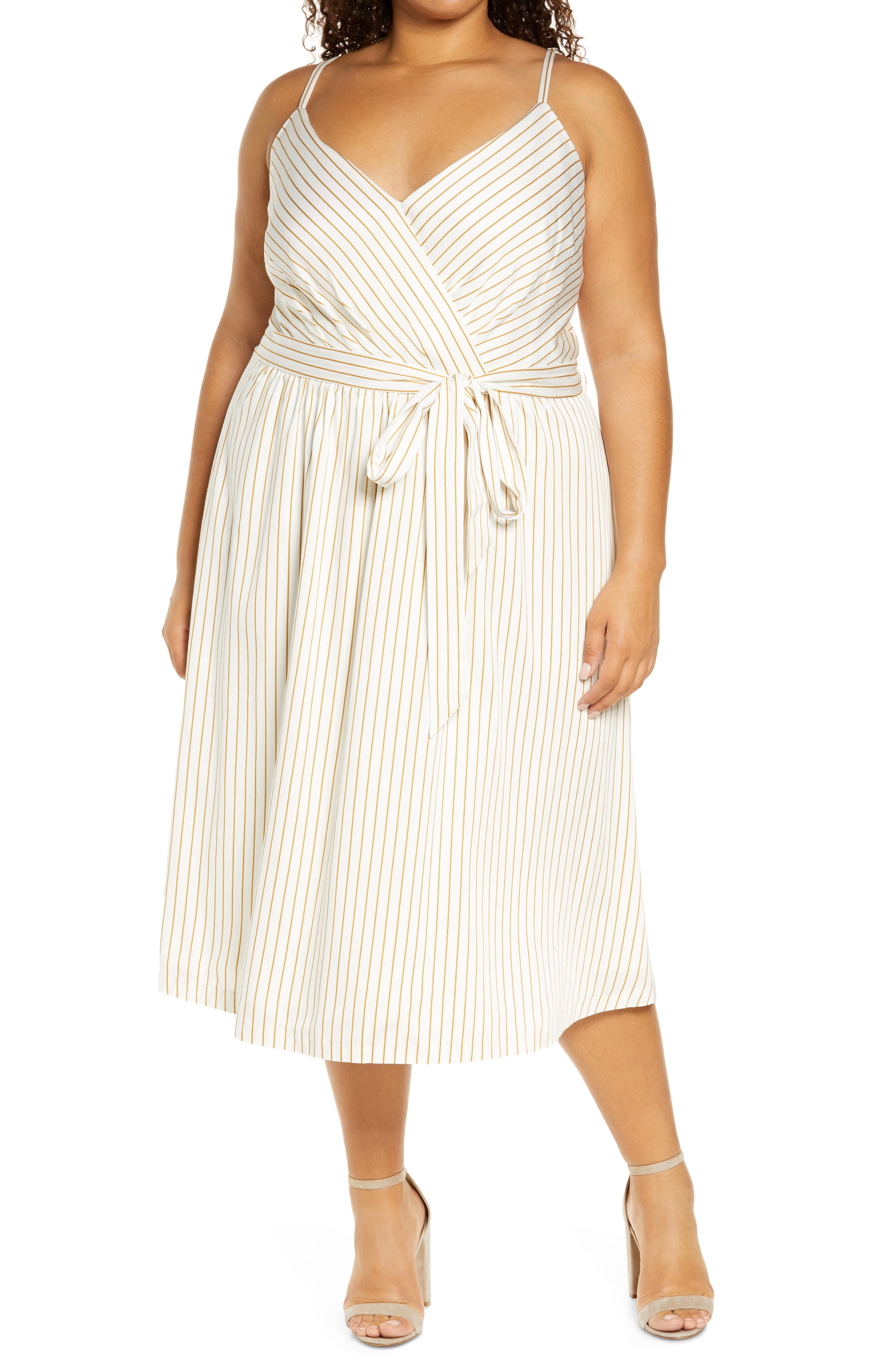 white sun dresses plus size
