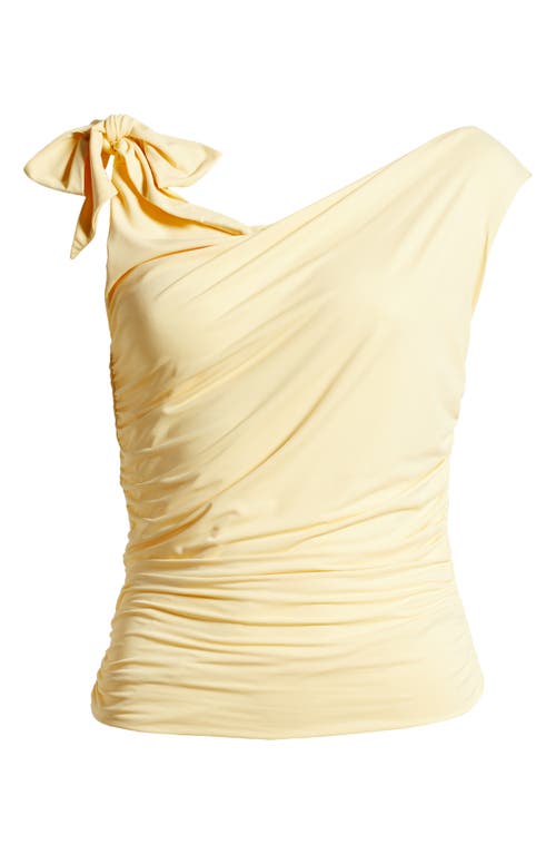 Shop Wayf Say Less Asymmetric Top In Yellow