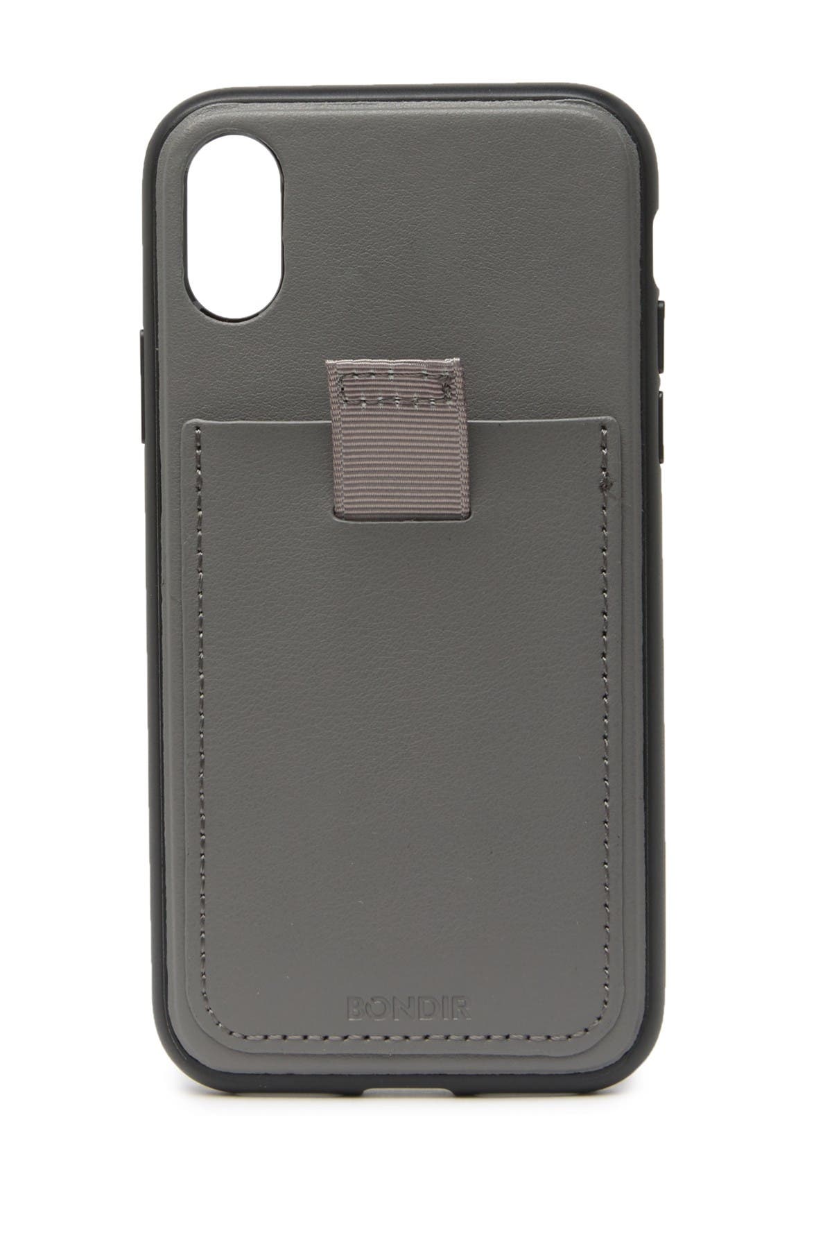 Bondir Leather Series For Iphone X/xs Case In Gray