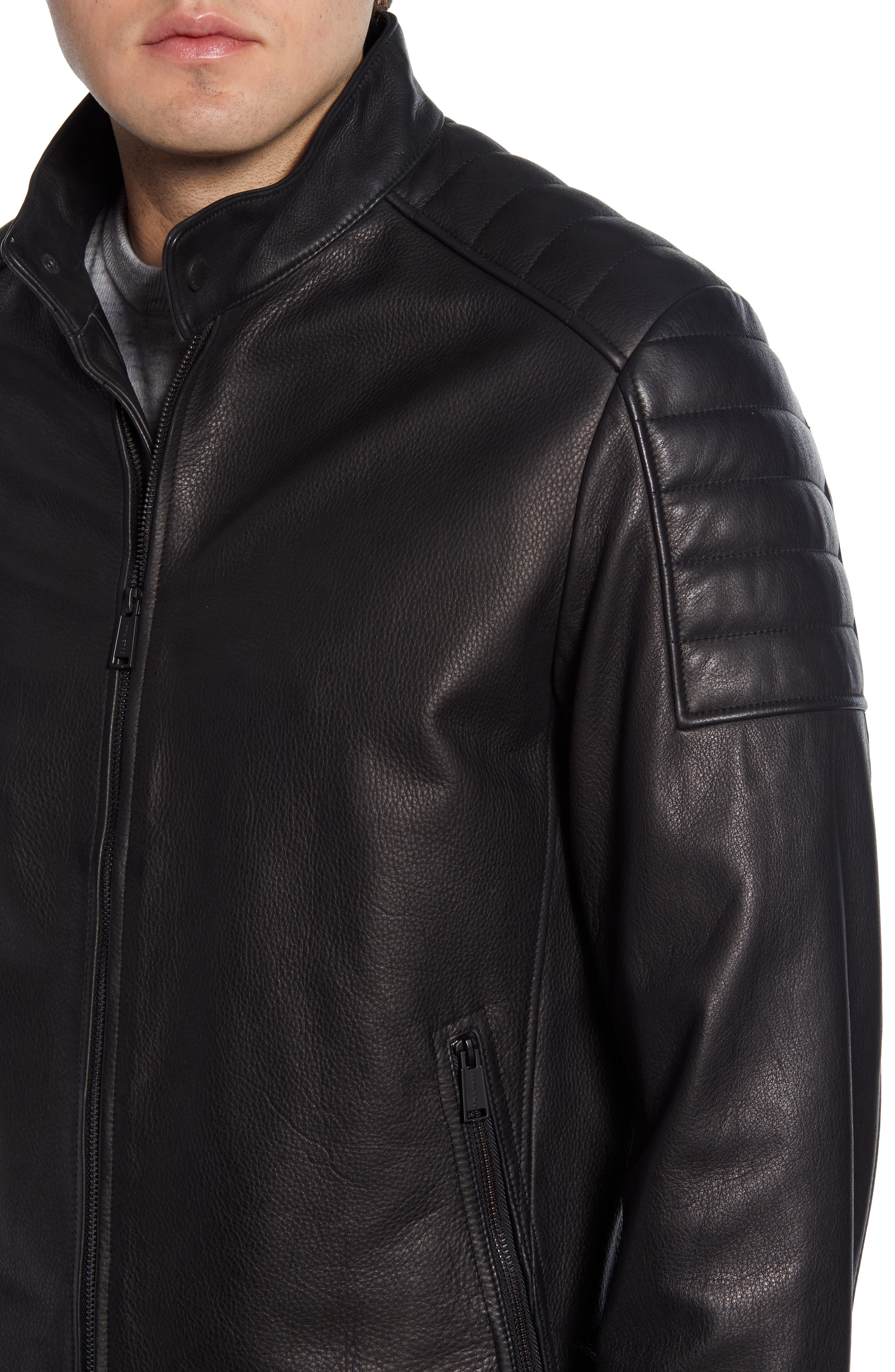 cole haan leather jacket nordstrom