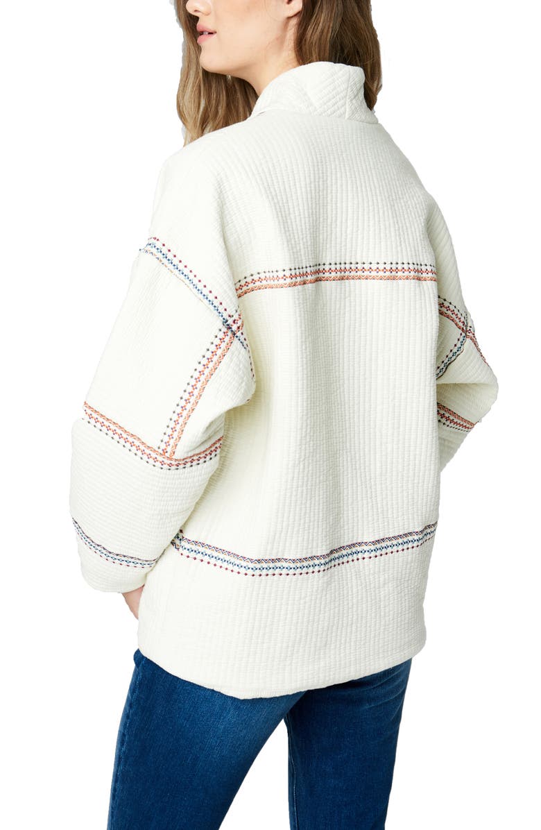 BLANKNYC Embroidered Quilted Cotton Jacket, Alternate, color, 