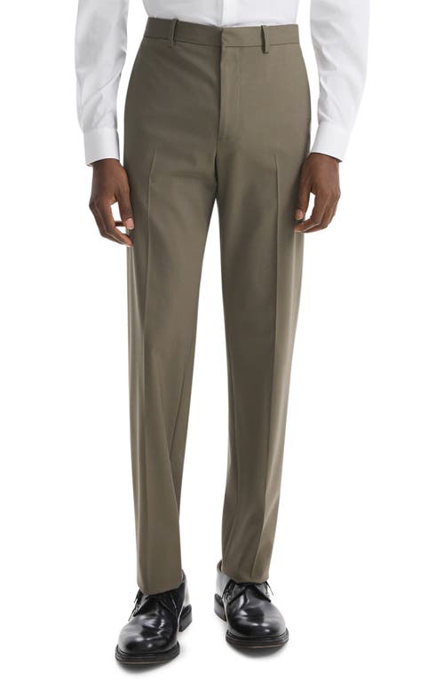 Theory Mayer New Tailor 2 Wool Dress Pants In Moss - F03