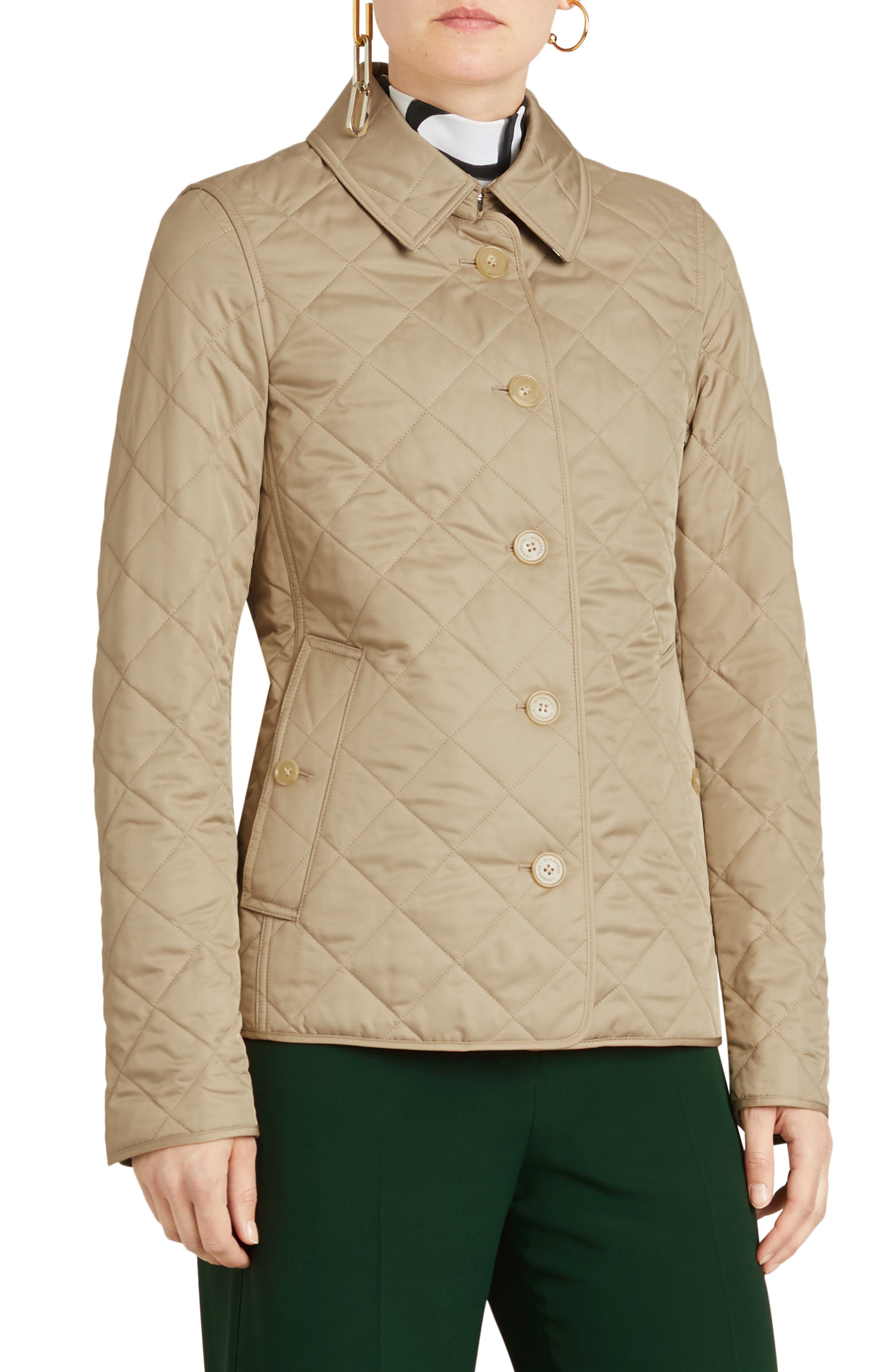 Burberry Frankby 18 Quilted Jacket 