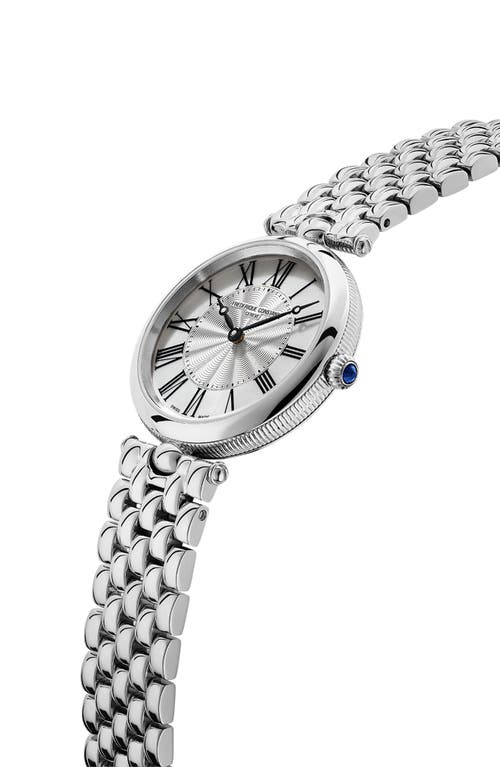 Frederique Constant Art Deco Watch, 30mm In Silverone