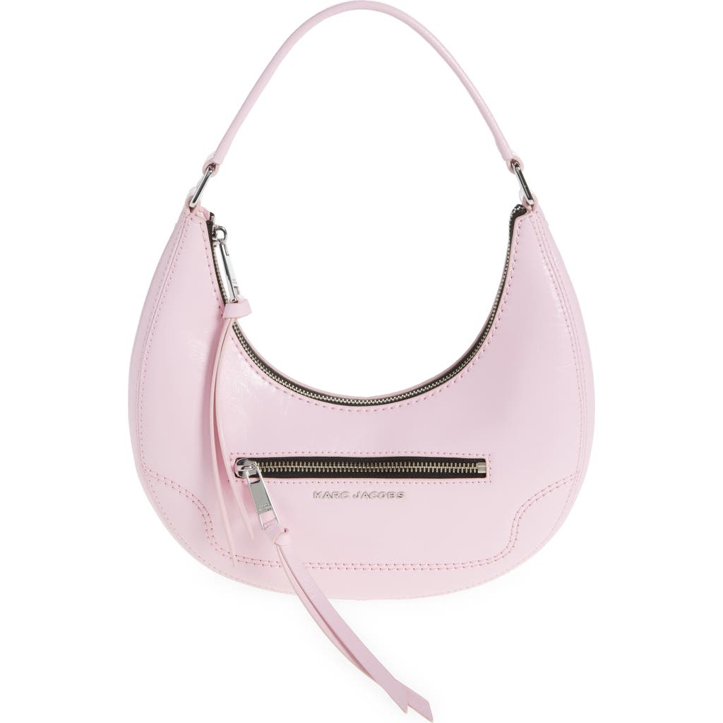 Marc Jacobs Small Crescent Shoulder Bag In Bubblegum