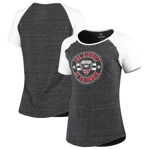 MLB Juniors' San Francisco 49ers Scoopneck Raglan Tee, Girl's, Size: Small, White