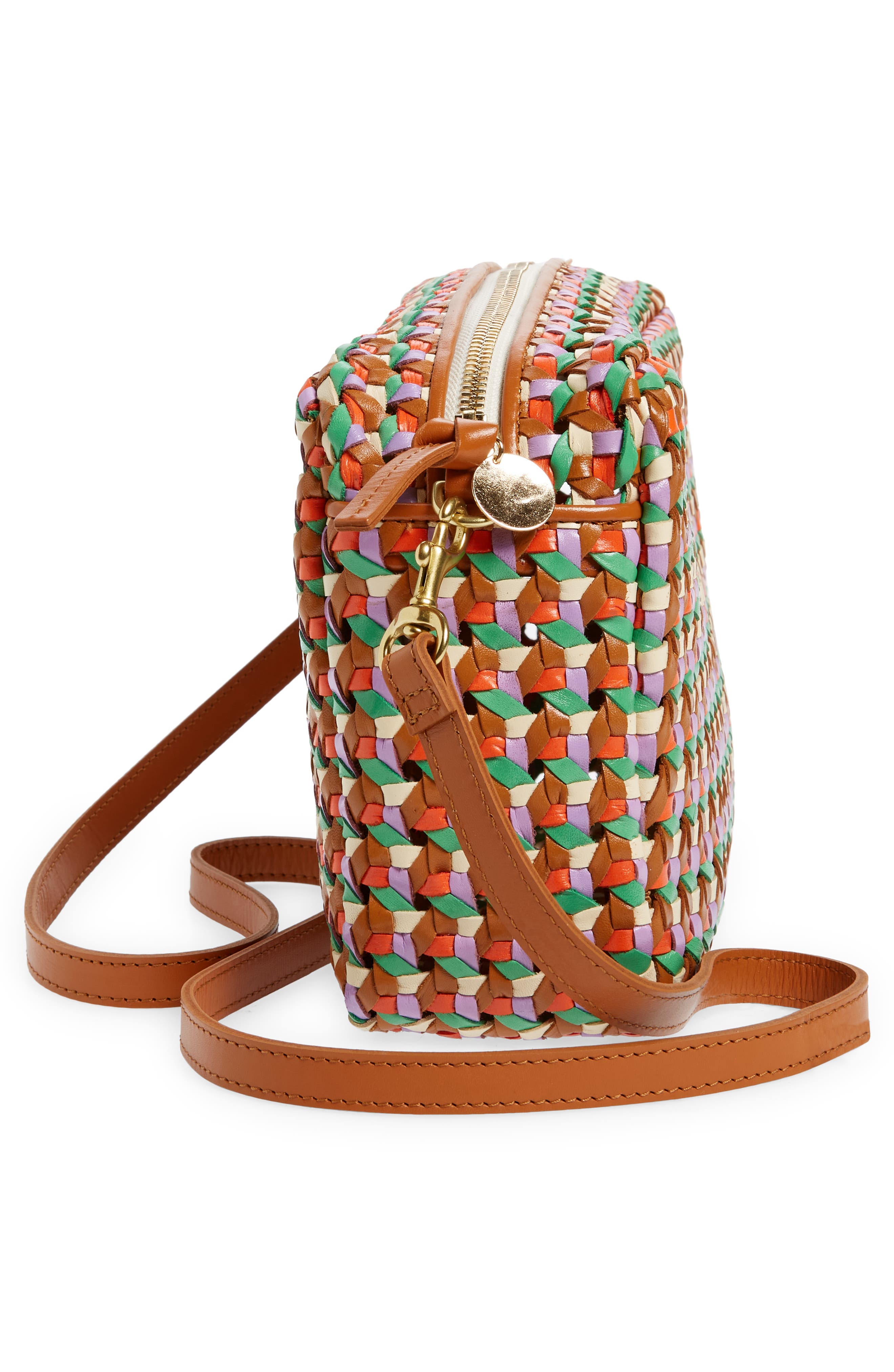 Clare V. Marisol Woven Leather Crossbody Bag Nordstrom