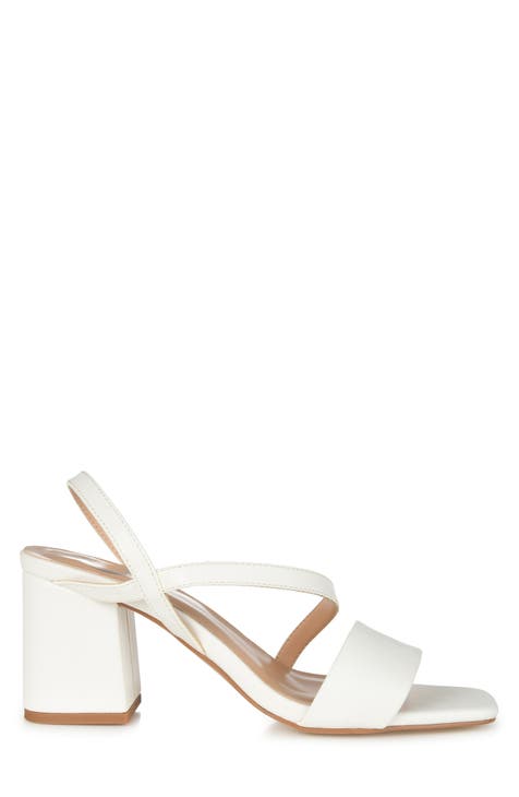 New look white clearance block heel sandals