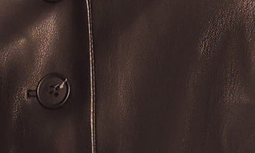 Susana Monaco Faux Leather Vest In Black