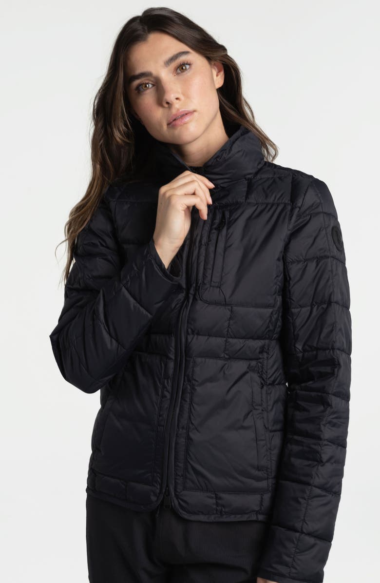 Lole Daily Water Repellent Quilted Stand Collar Jacket | Nordstrom