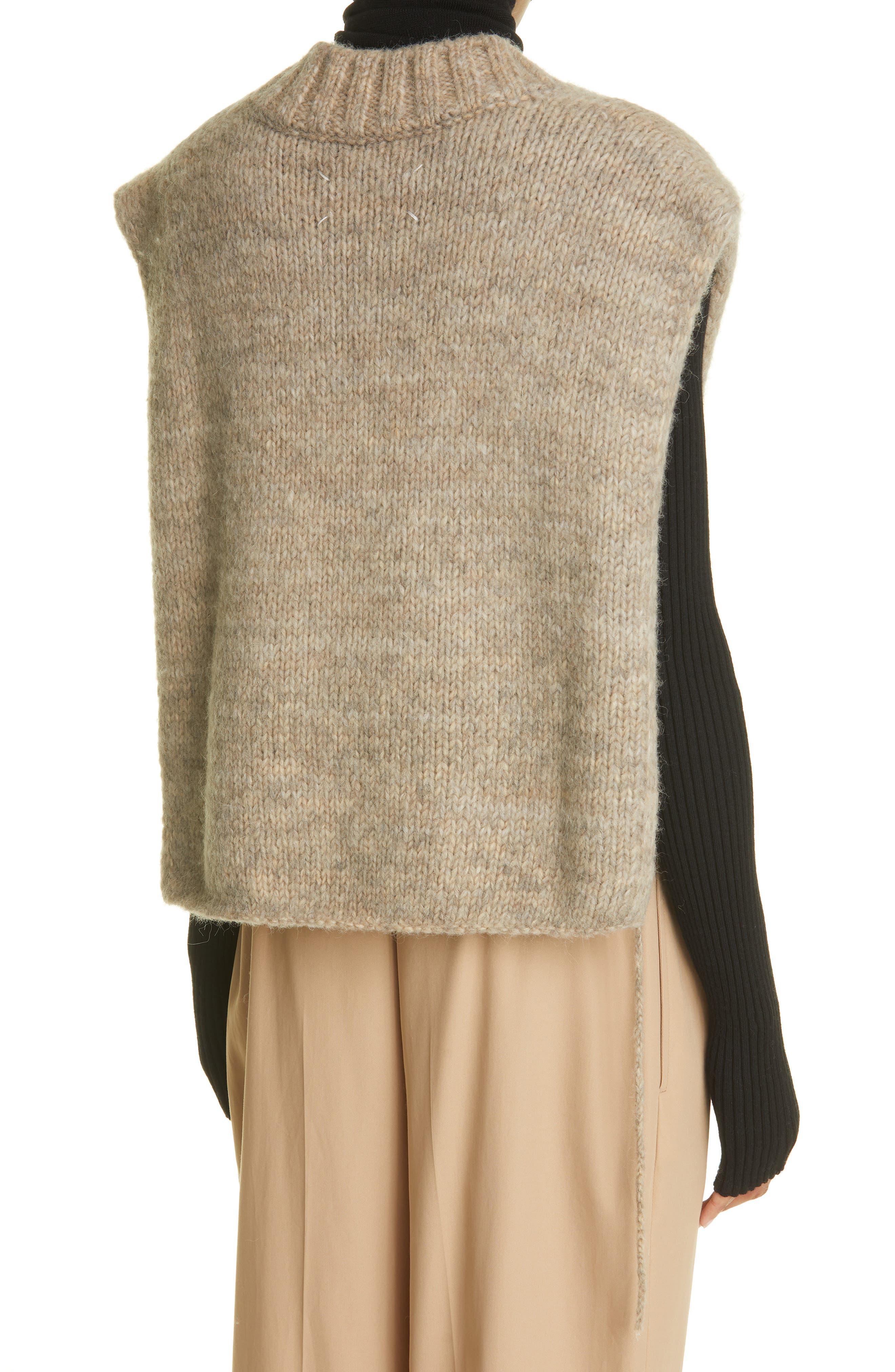 Alpaca Blend Sweater Vest 